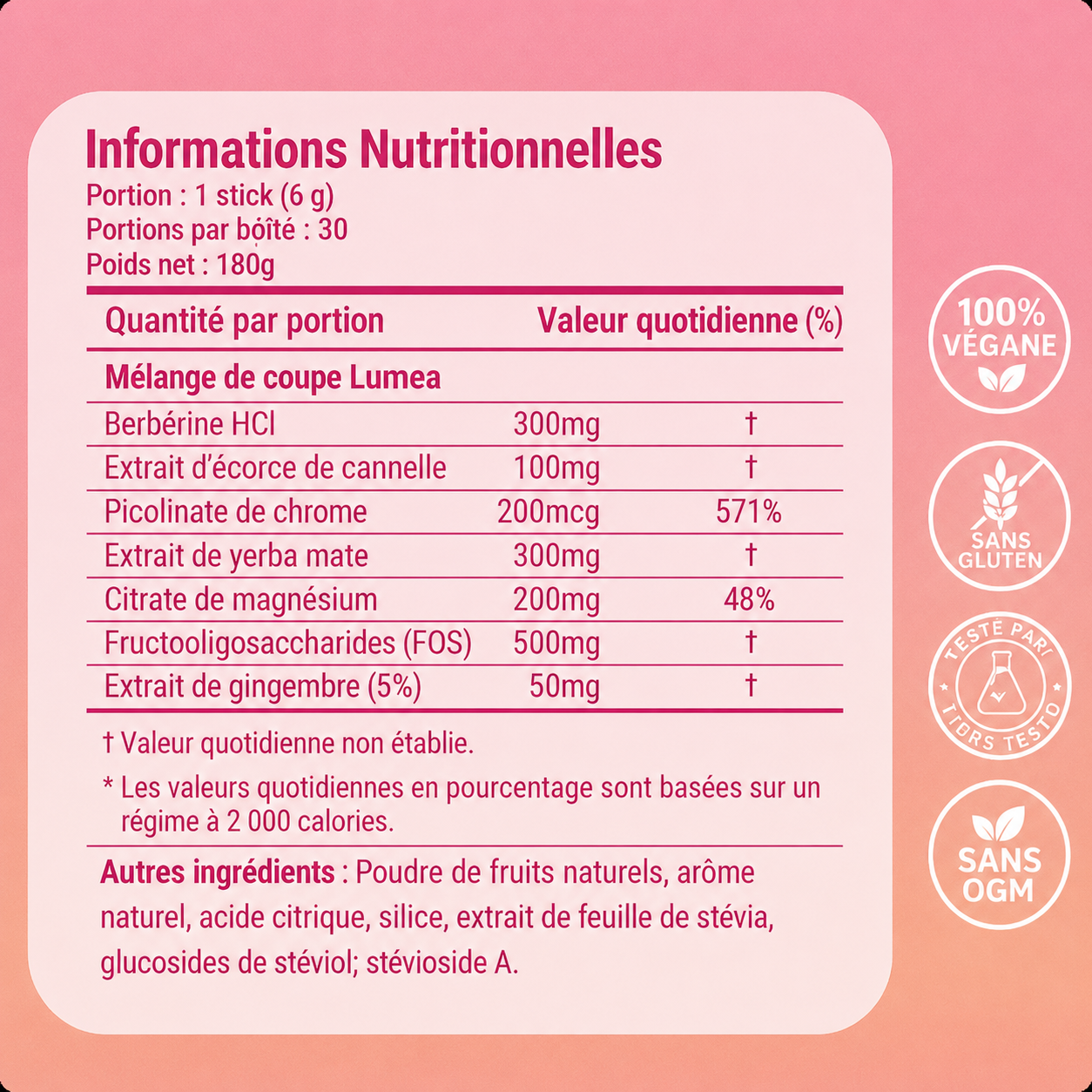 LUMEA - Cutting Mix Naturel